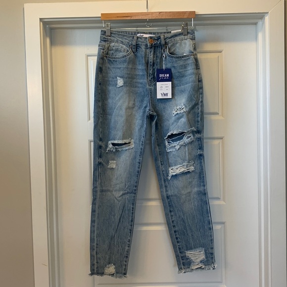 NWT YMI Distressed Dream Jeans - Picture 1 of 6